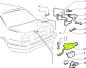 Preview: Stellmotor für Zentralverriegelung (82462151), FIAT / Lancia Original